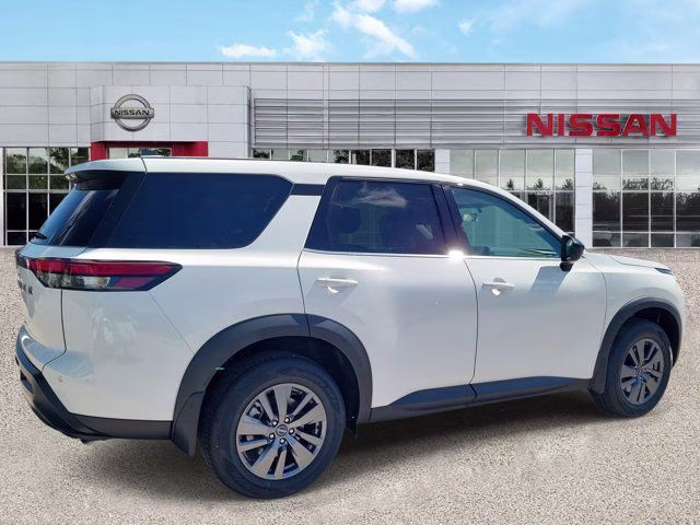 2026 Glacier White Nissan Pathfinder S FWD SUV
