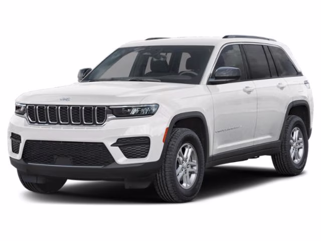 2025 Bright White Clearcoat Jeep Grand Cherokee Laredo X 4X4 SUV