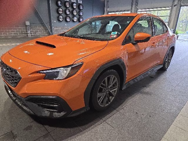 2022 Solar Orange Pearl Subaru WRX Base AWD Sedan