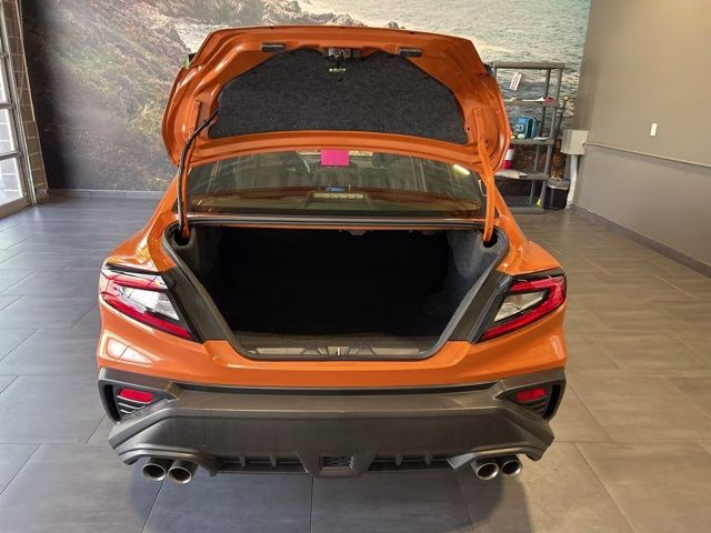 2022 Solar Orange Pearl Subaru WRX Base AWD Sedan
