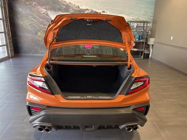 2022 Solar Orange Pearl Subaru WRX Base AWD Sedan