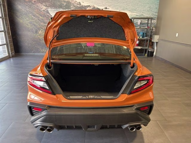 2022 Solar Orange Pearl Subaru WRX Base AWD Sedan