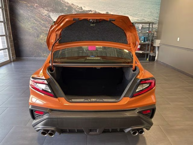 2022 Solar Orange Pearl Subaru WRX Base AWD Sedan