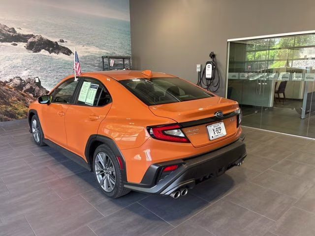 2022 Solar Orange Pearl Subaru WRX Base AWD Sedan
