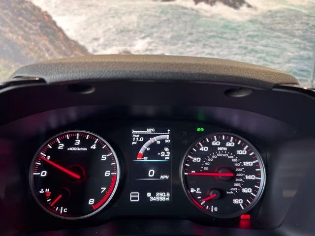 2022 Solar Orange Pearl Subaru WRX Base AWD Sedan
