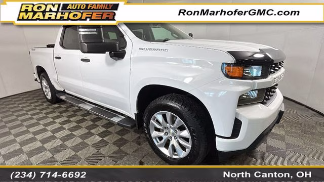 2019 Summit White Chevrolet Silverado 1500 Custom 4X4 Truck