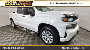 2019 Summit White Chevrolet Silverado 1500 Custom 4X4 Truck