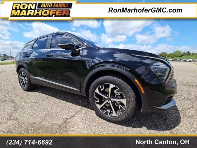 2024 Ebony Black Kia Sportage EX AWD SUV