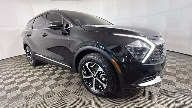 2024 Ebony Black Kia Sportage EX AWD SUV