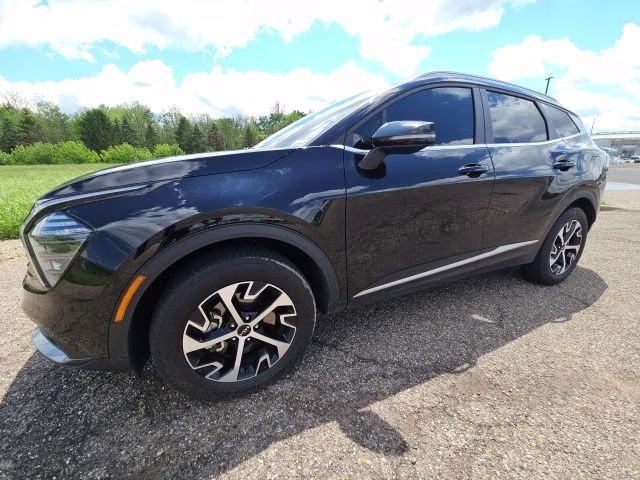 2024 Ebony Black Kia Sportage EX AWD SUV