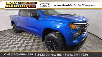 2023 Glacier Blue Metallic Chevrolet Silverado 1500 Custom Trail Boss 4X4 Truck
