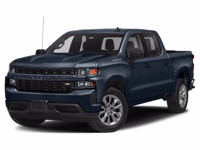 2019 Northsky Blue Metallic Chevrolet Silverado 1500 Custom 4X4 Truck