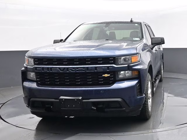 2019 Northsky Blue Metallic Chevrolet Silverado 1500 Custom 4X4 Truck