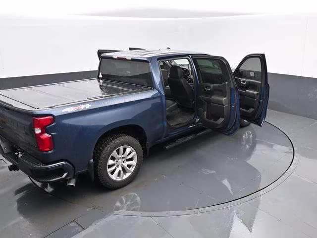 2019 Northsky Blue Metallic Chevrolet Silverado 1500 Custom 4X4 Truck