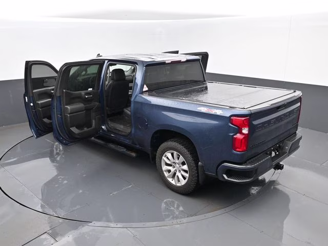 2019 Northsky Blue Metallic Chevrolet Silverado 1500 Custom 4X4 Truck