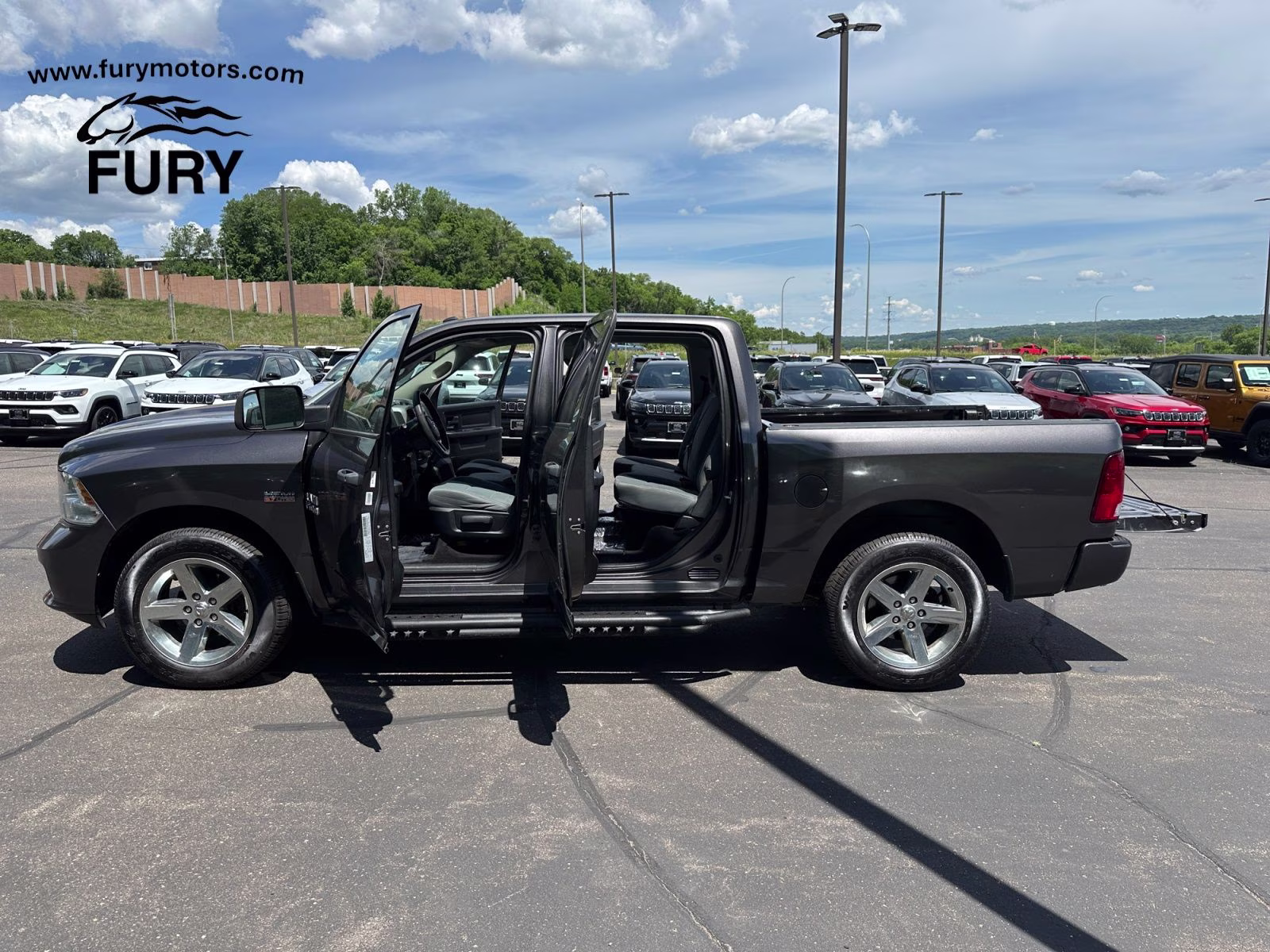 2016 Granite Crystal Metallic Clearcoat Ram 1500 Express 4X4 Truck