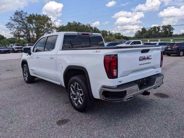 2025 Summit White GMC Sierra 1500 SLE 4X4 Truck