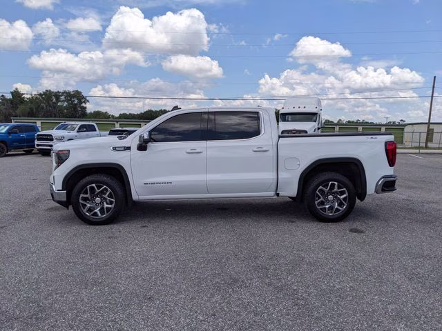 2025 Summit White GMC Sierra 1500 SLE 4X4 Truck