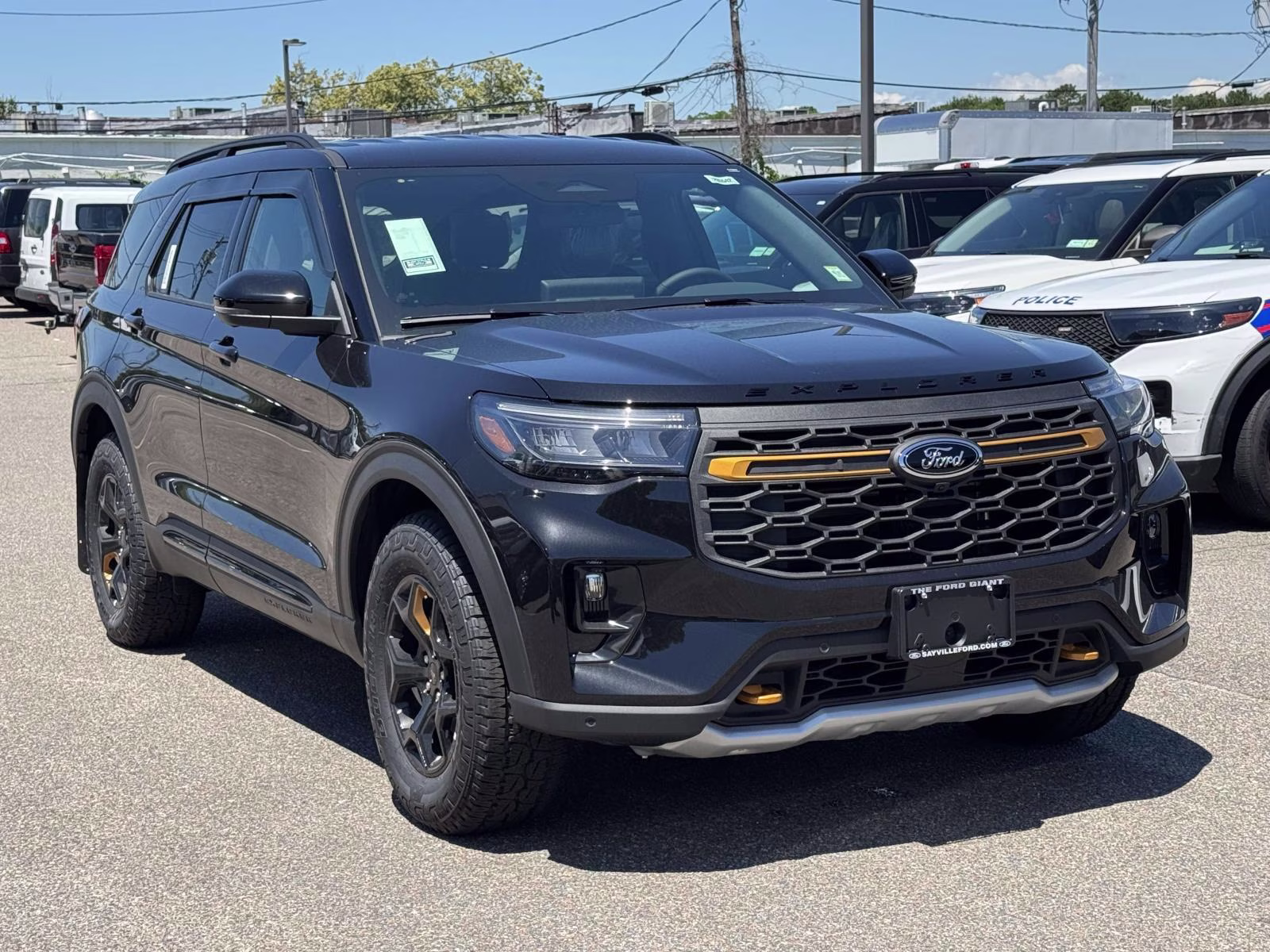 2026 Black Ford Explorer Tremor 4WD 4X4 SUV