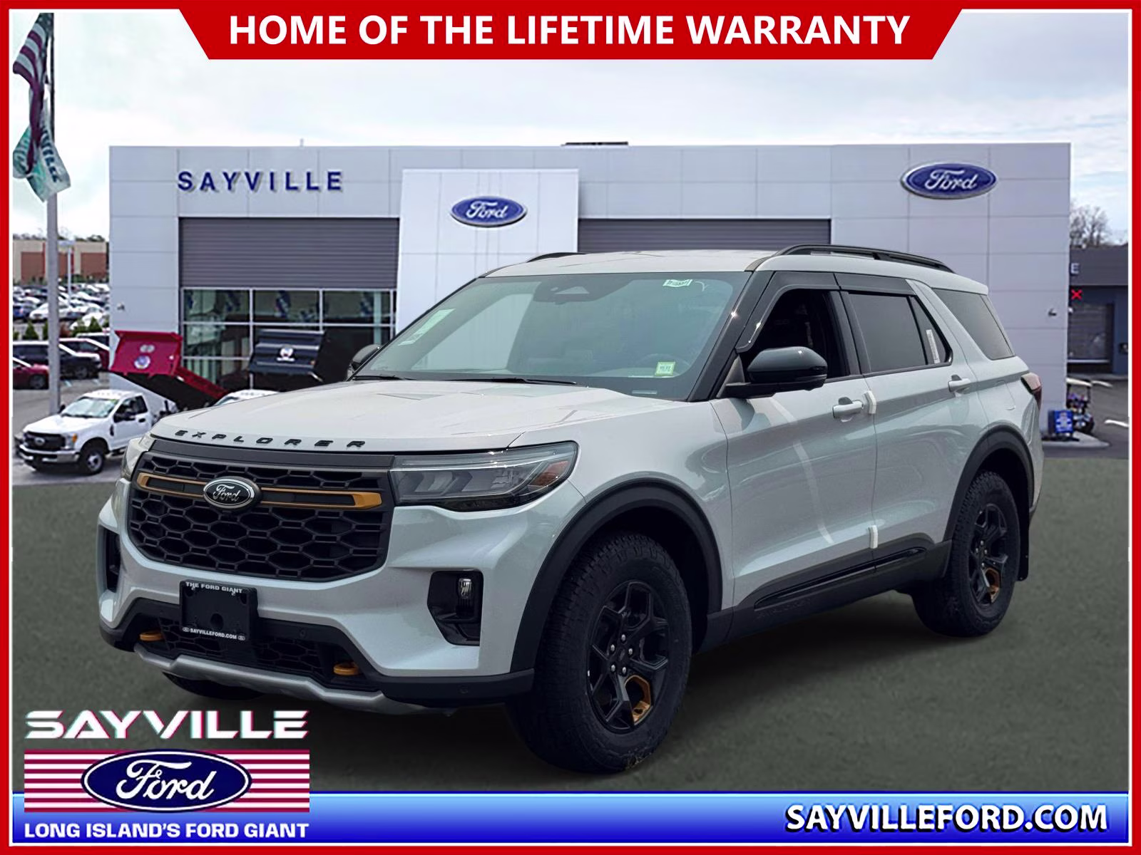 2026 White Ford Explorer Tremor 4X4 SUV