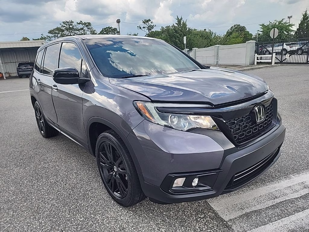 2021 Gray Honda Passport Sport FWD SUV