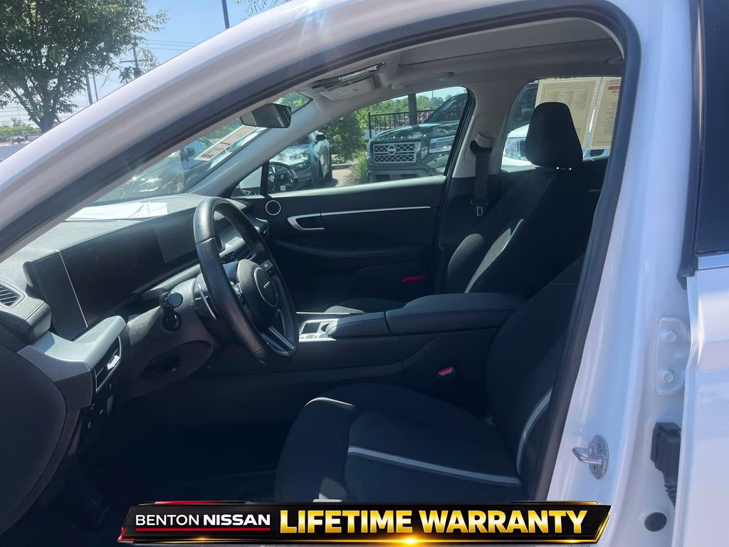 2024 Serenity White Hyundai Sonata SEL FWD Sedan