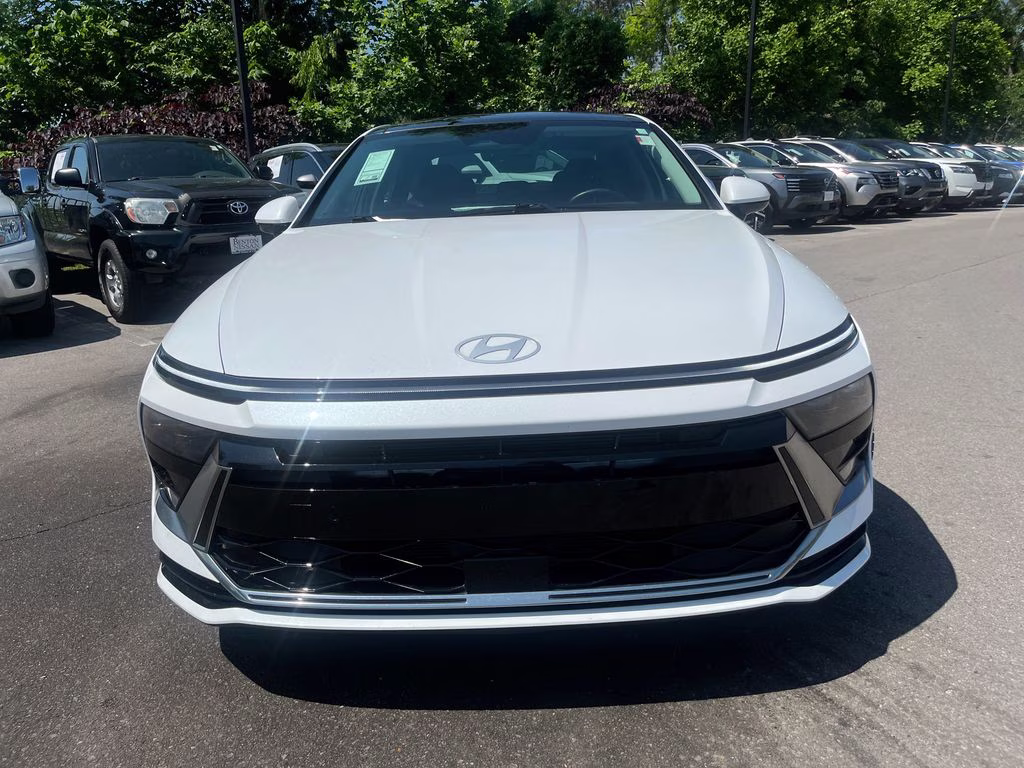 2024 Serenity White Hyundai Sonata SEL FWD Sedan