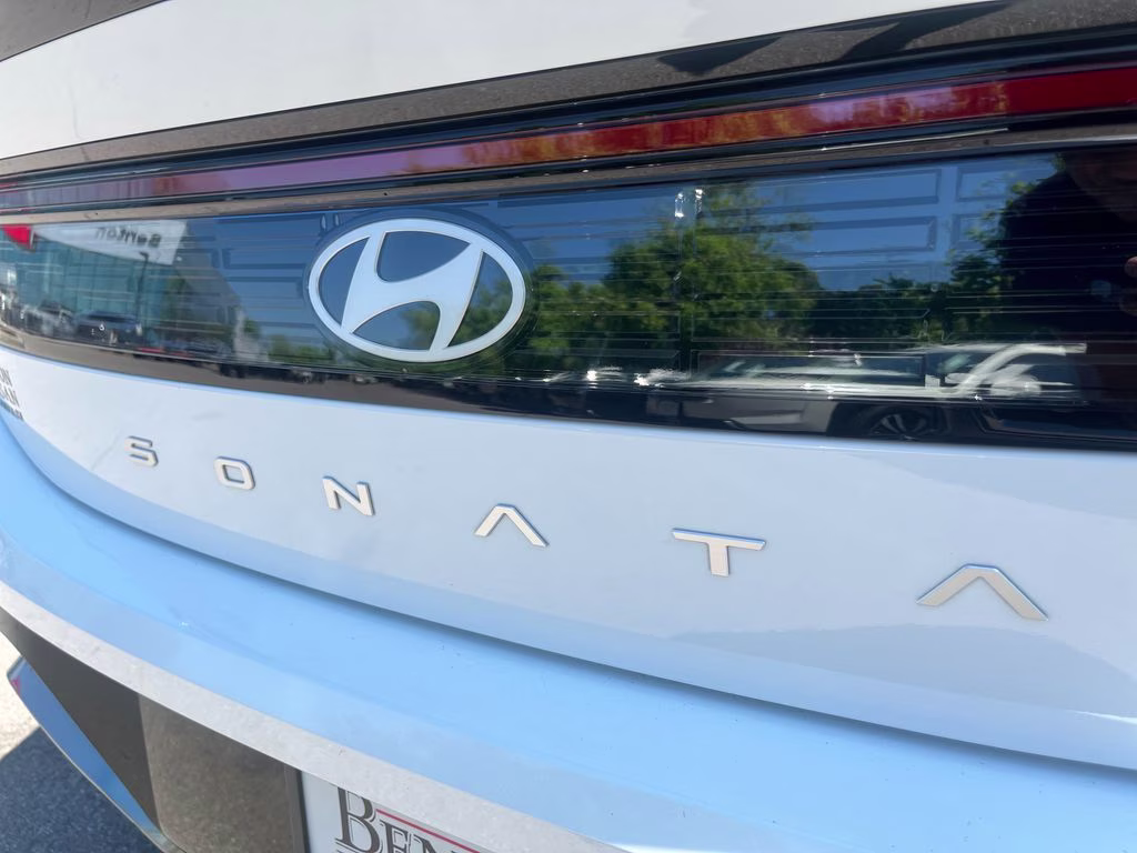 2024 Serenity White Hyundai Sonata SEL FWD Sedan