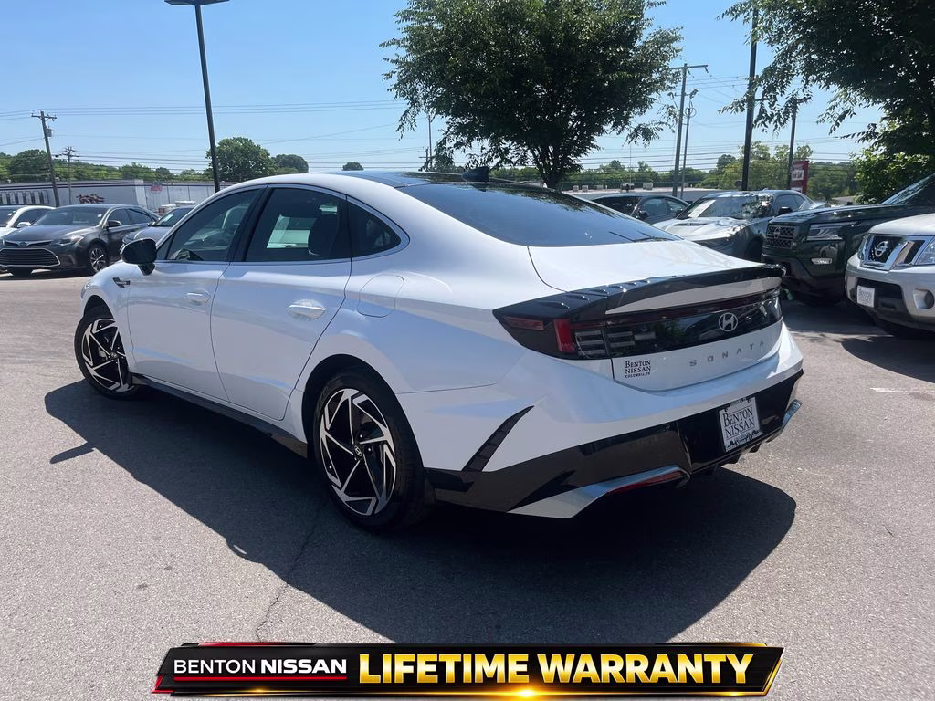 2024 Serenity White Hyundai Sonata SEL FWD Sedan