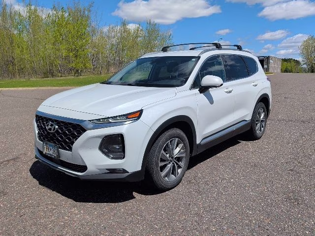 2020 Quartz White Hyundai Santa Fe SEL AWD SUV