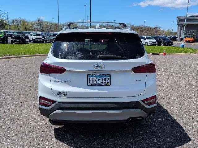 2020 Quartz White Hyundai Santa Fe SEL AWD SUV