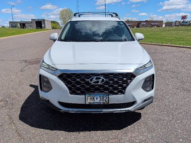 2020 Quartz White Hyundai Santa Fe SEL AWD SUV