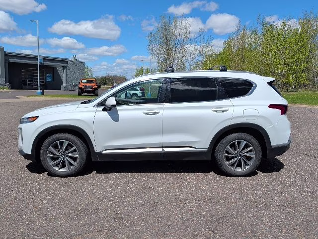 2020 Quartz White Hyundai Santa Fe SEL AWD SUV