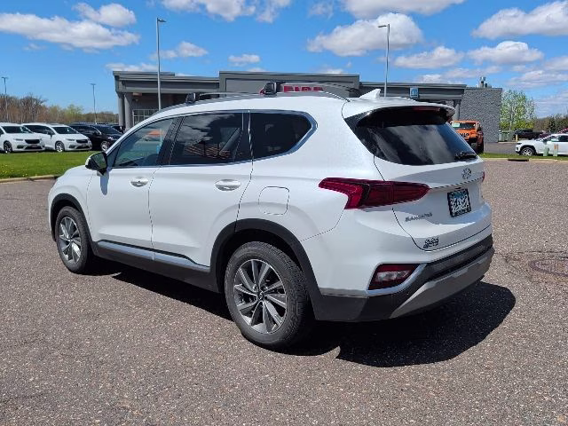 2020 Quartz White Hyundai Santa Fe SEL AWD SUV