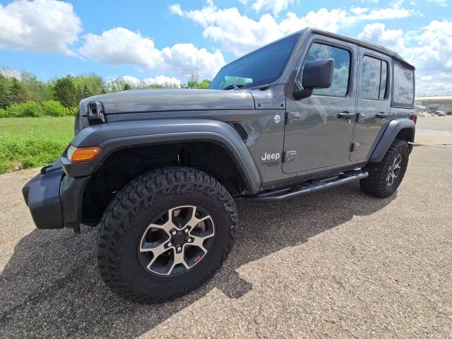 2019 Sting-Gray Clearcoat Jeep Wrangler Unlimited Sport 4X4 SUV