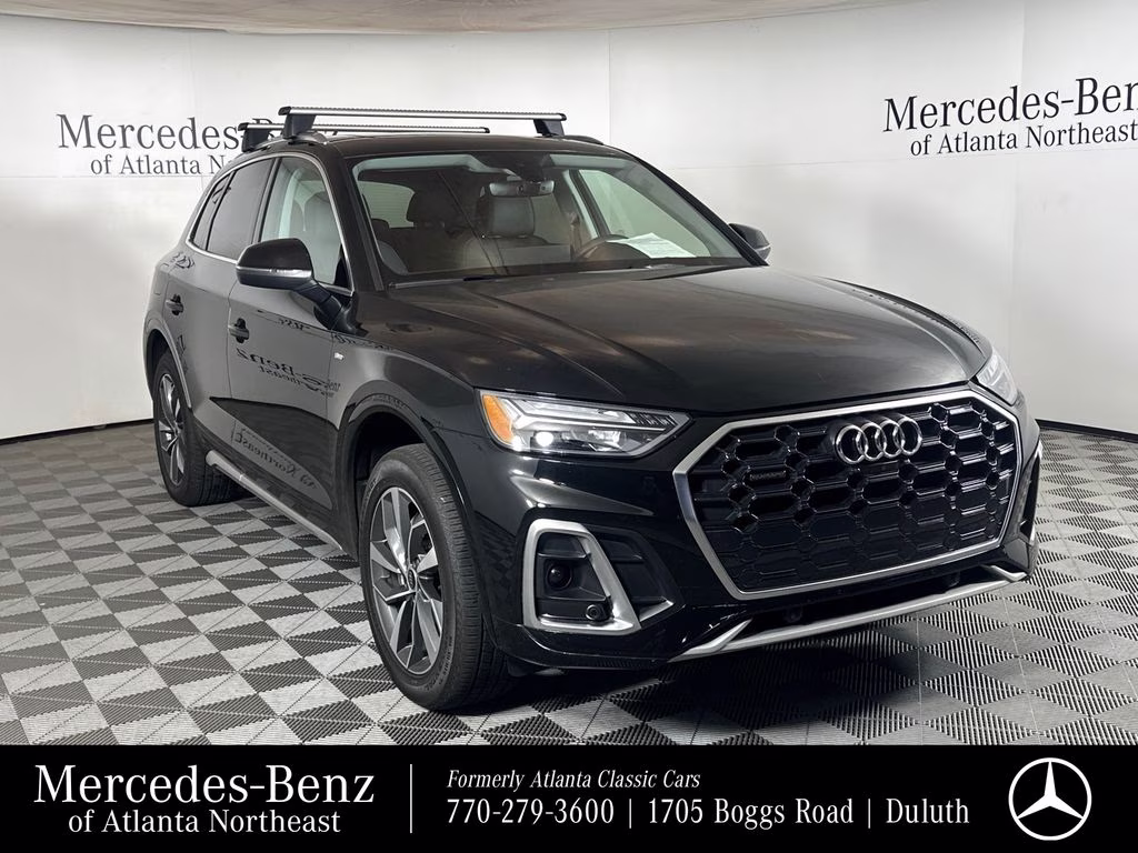 2024 Black Metallic Audi Q5 45 S line Premium AWD SUV
