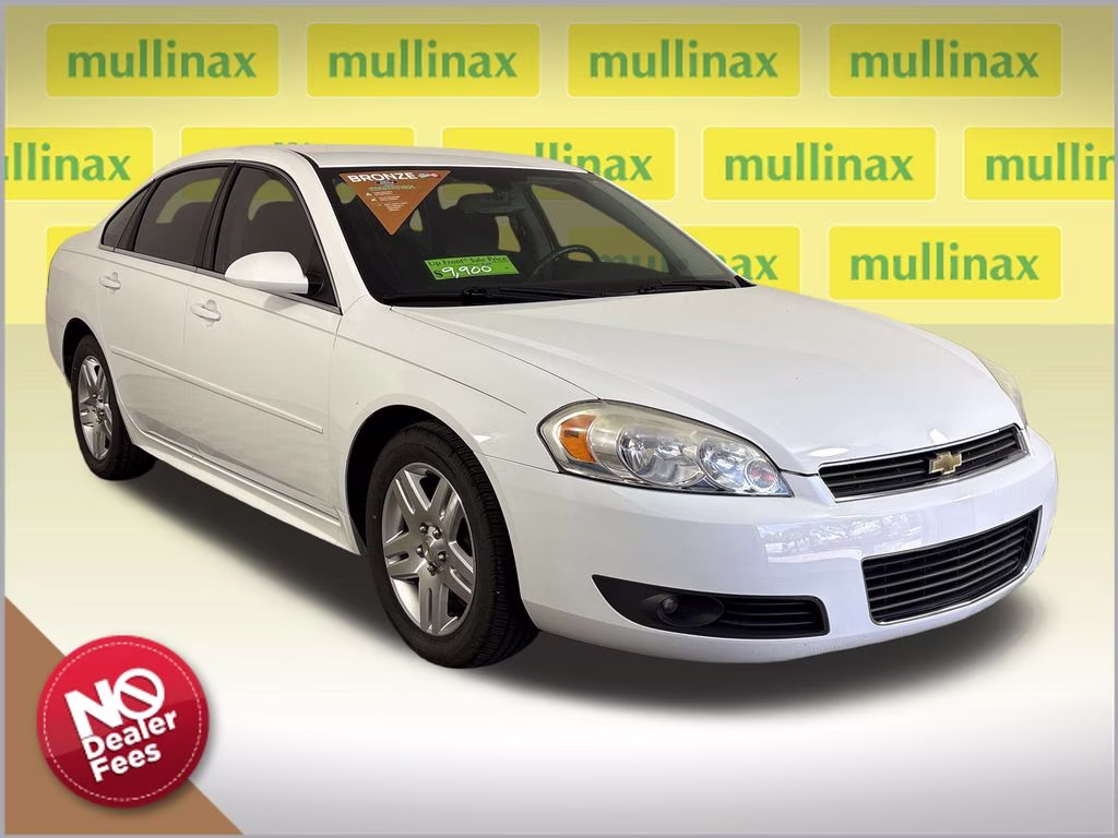 2011 Summit White Chevrolet Impala LT FWD Sedan