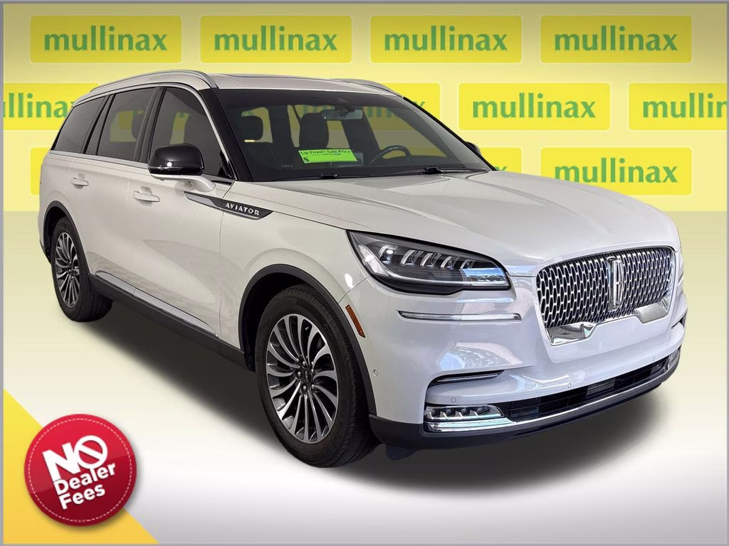 2021 Ceramic White Lincoln Aviator Reserve RWD SUV