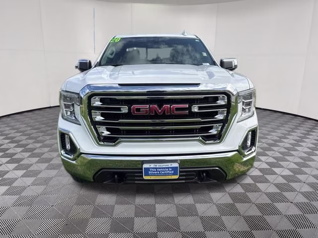 2020 Summit White GMC Sierra 1500 SLT 4X4 Truck