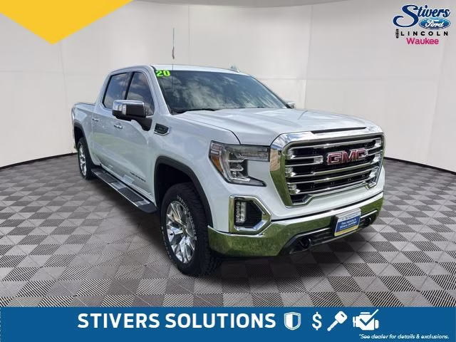 2020 Summit White GMC Sierra 1500 SLT 4X4 Truck