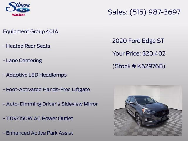 2020 Magnetic Ford Edge ST AWD SUV