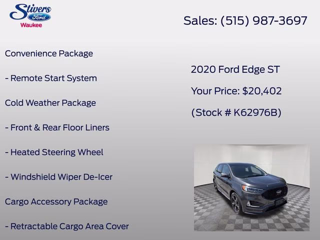 2020 Magnetic Ford Edge ST AWD SUV