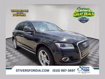 2015 Brilliant Black Audi Q5 3.0T Premium Plus AWD SUV