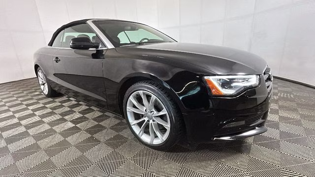 2014 Brilliant Black Audi A5 2.0T Premium AWD Convertible