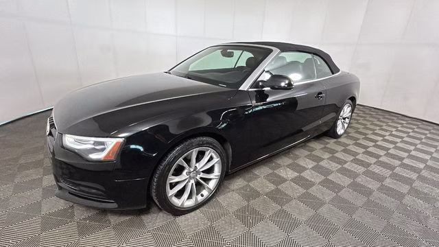2014 Brilliant Black Audi A5 2.0T Premium AWD Convertible