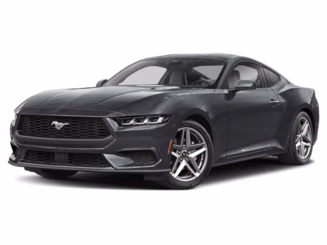 2025 Gray Metallic Ford Mustang EcoBoost Premium RWD Coupe