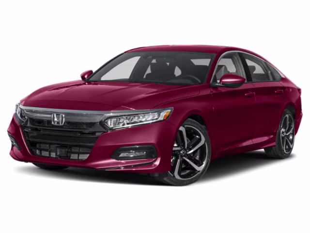 2019 Red Honda Accord Sedan Sport 1.5T FWD Sedan