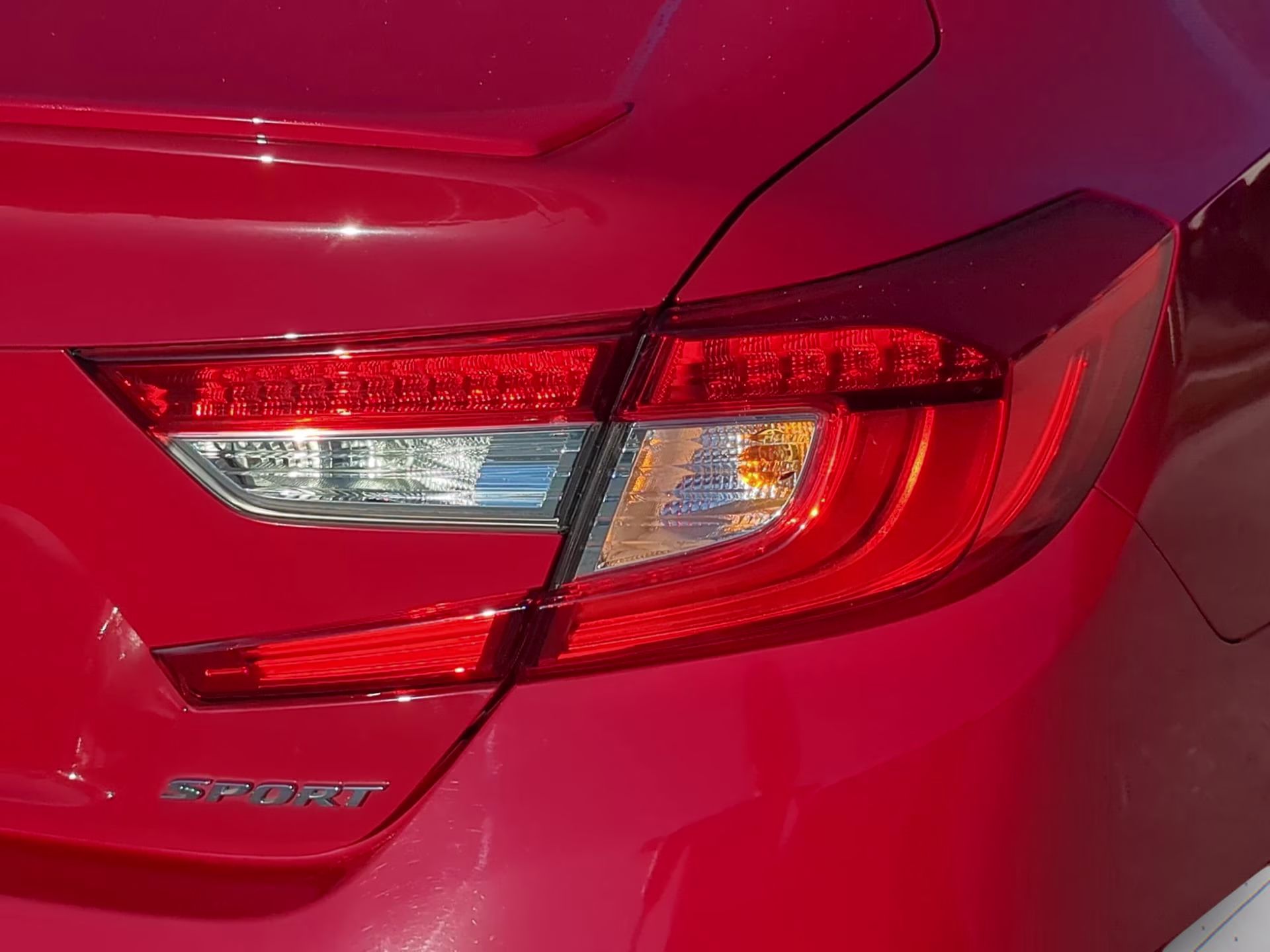 2019 San Marino Red Honda Accord Sedan Sport 1.5T FWD Sedan