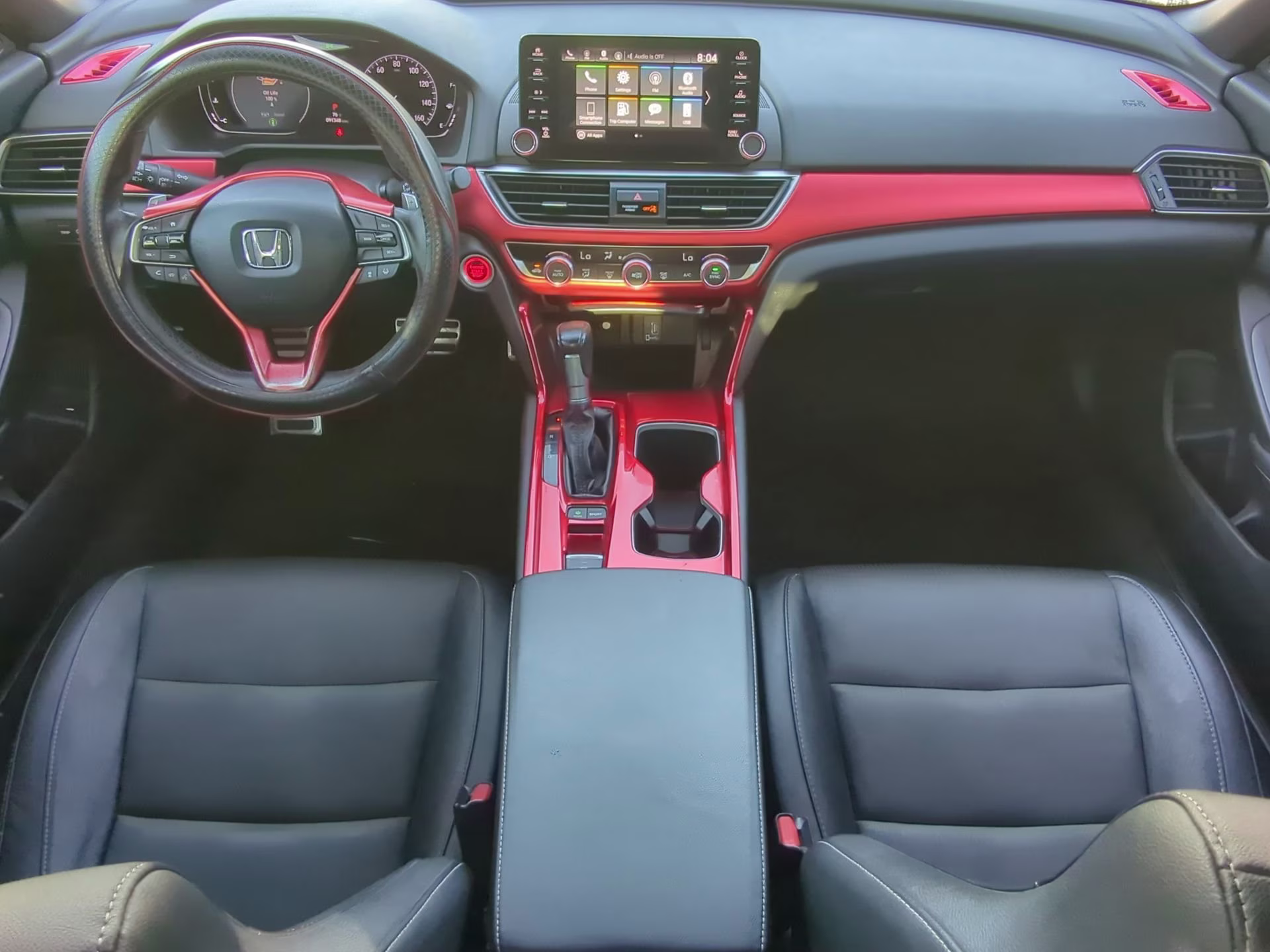 2019 San Marino Red Honda Accord Sedan Sport 1.5T FWD Sedan
