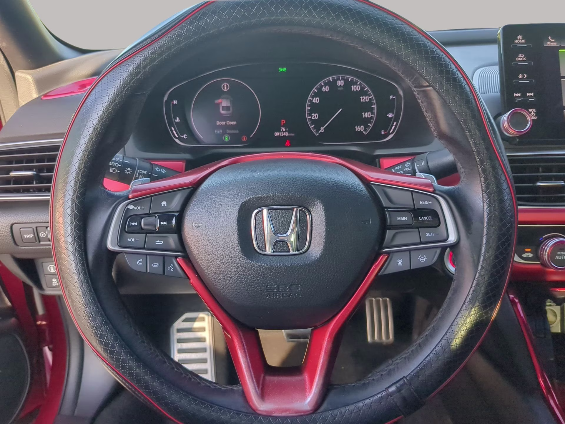 2019 San Marino Red Honda Accord Sedan Sport 1.5T FWD Sedan
